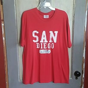 San Diego T Shirt Red